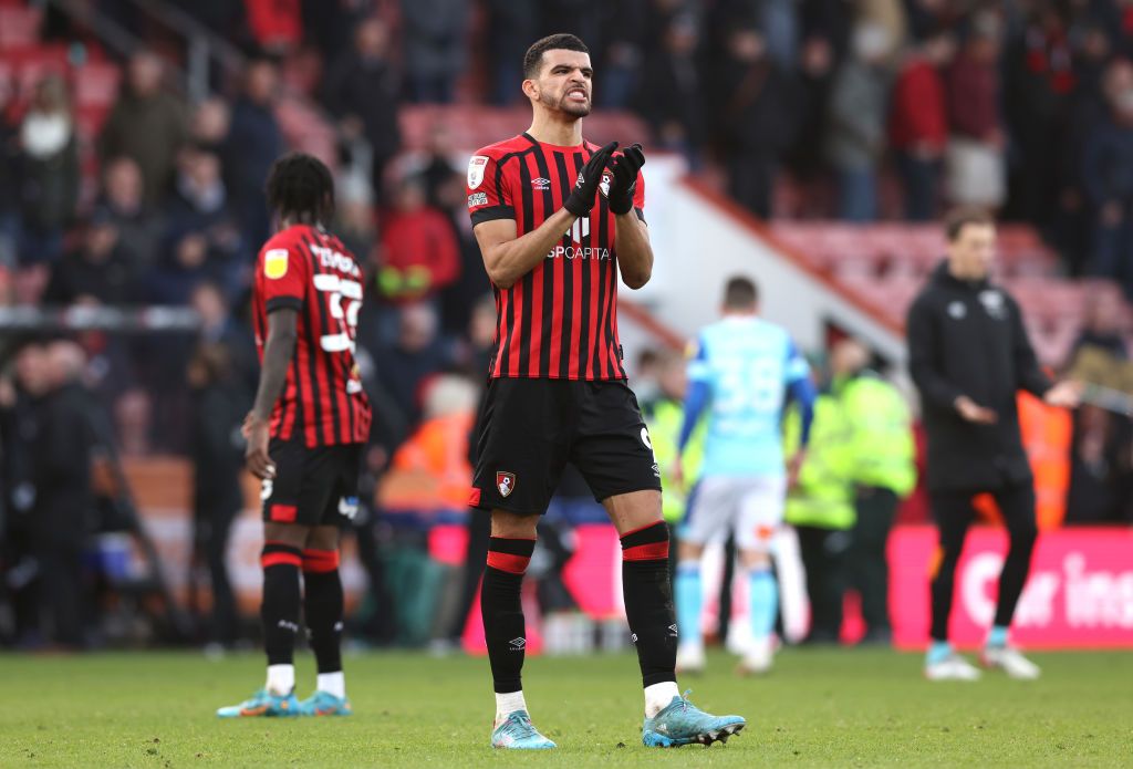 Dominic Solanke in action for AFC Bournemouth