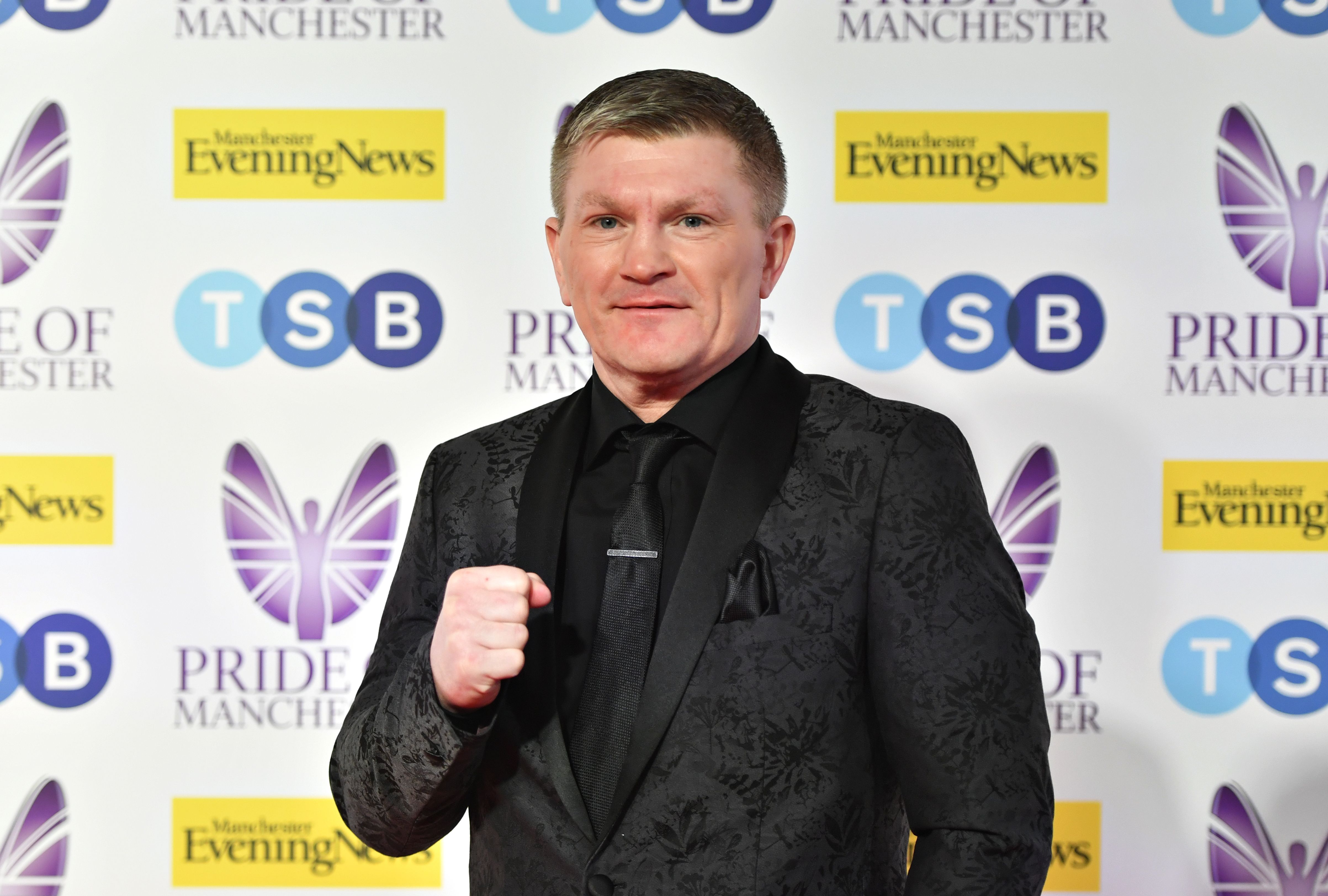 Ricky Hatton poses for a photo at an event