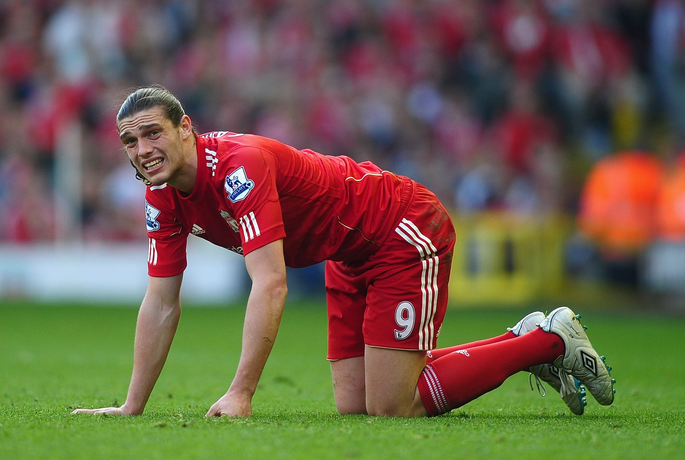 Carroll struggles at Liverpool