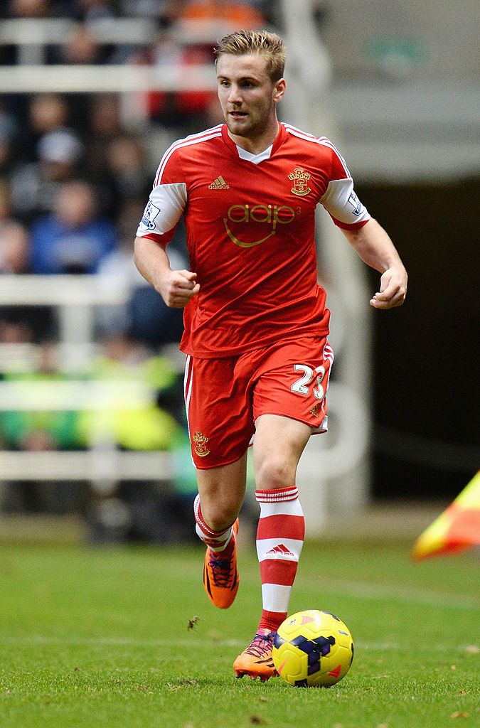 Luke Shaw in action for Southampton in 2013