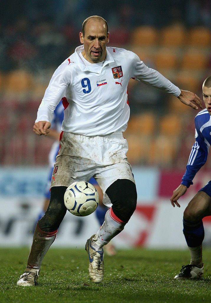 Jan Koller with Czech Republic