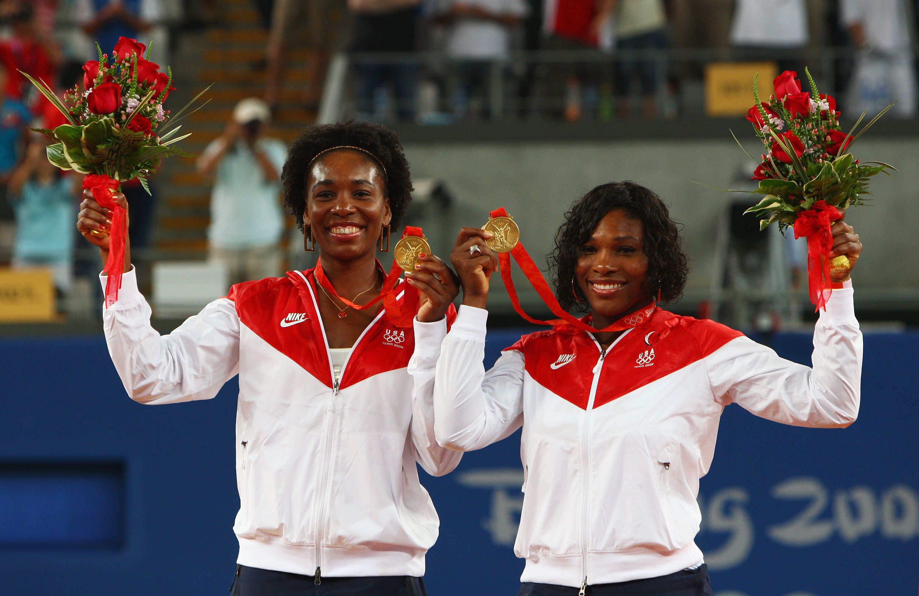 Venus Williams and Serena Williams won Olympic gold medals