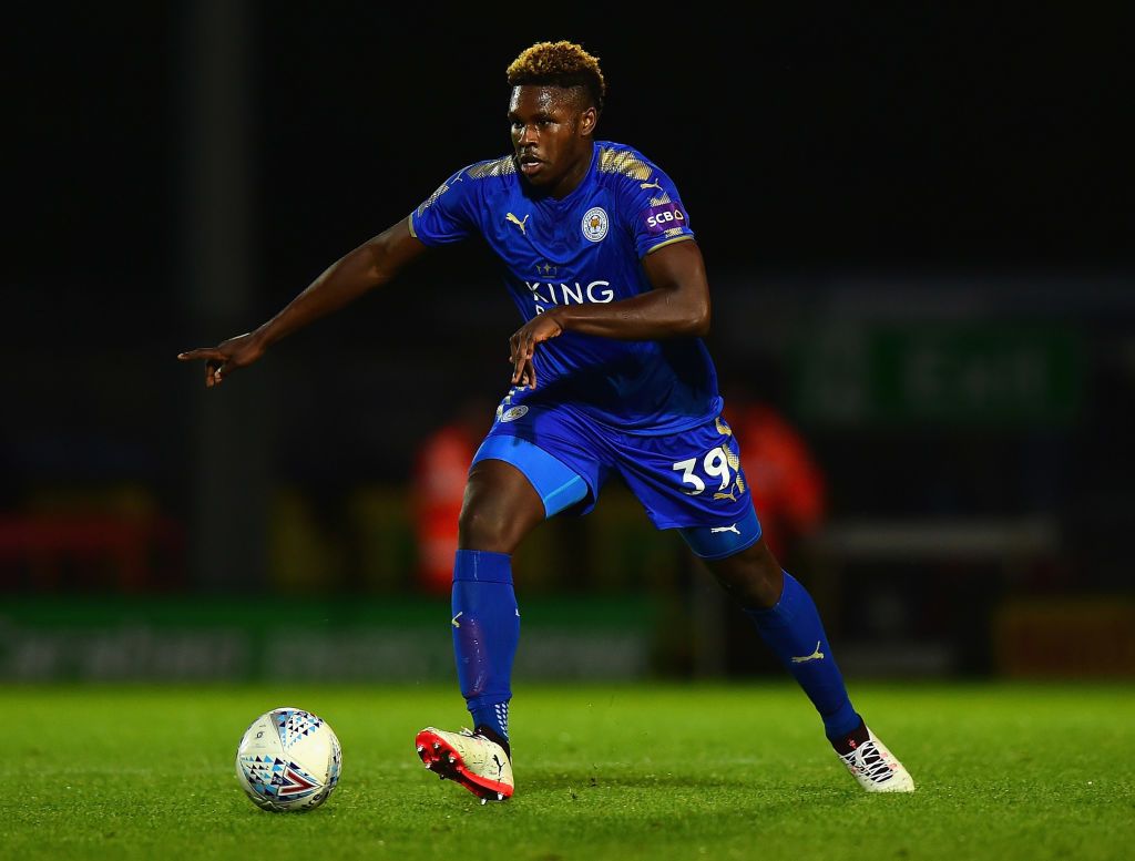 Darnell Johnson in action for Leicester in 2017