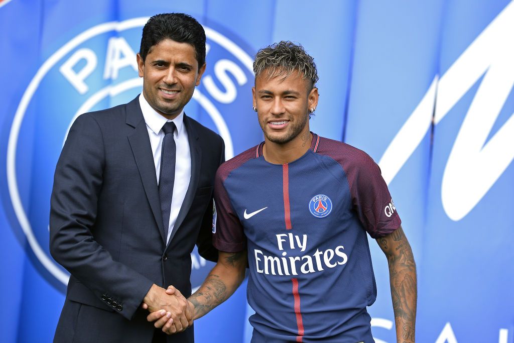 Paris Saint-Germain signed Neymar for a world-record fee