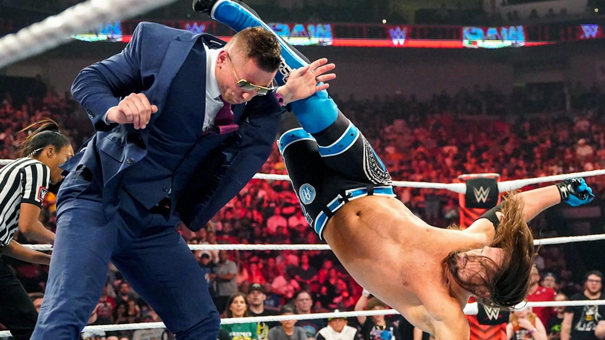 AJ Styles attacked The Miz during MizTV last night on WWE Raw