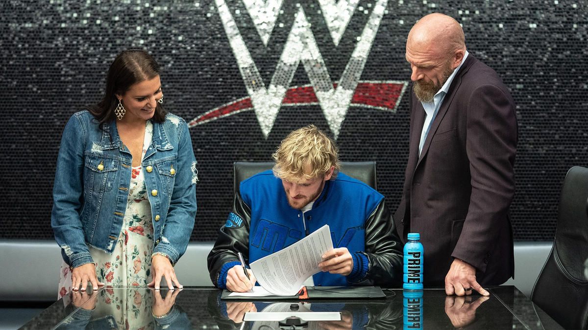 Logan Paul has re-signed with WWE
