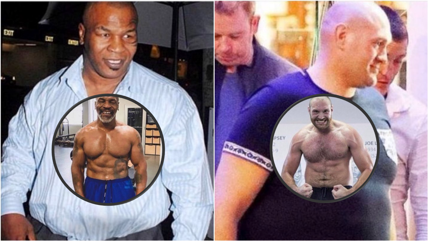 Mike Tyson &amp; Tyson Fury side-by-side photo shows off incredible body transformations