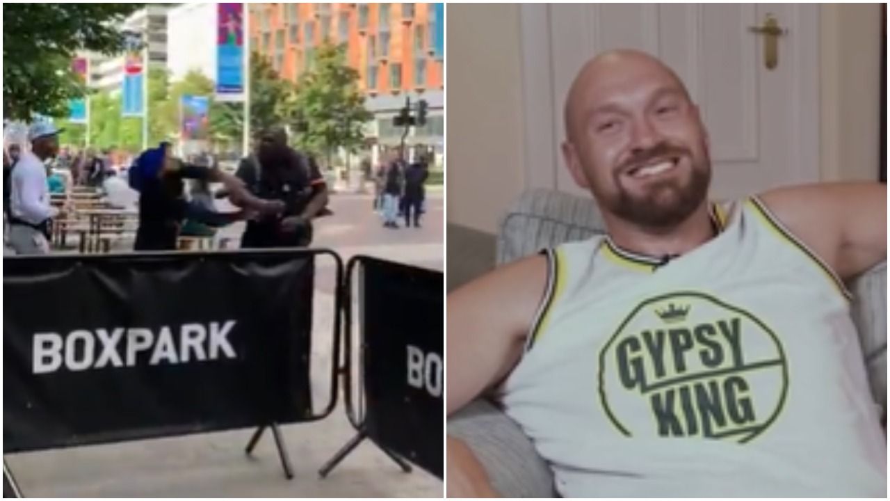 Julius Francis Tyson Fury defends former boxer over Boxpark customer