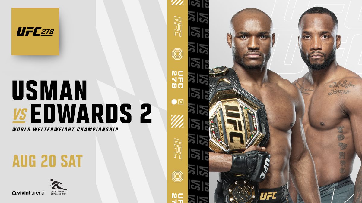 UFC 278 Poster Usman vs Edwards 2