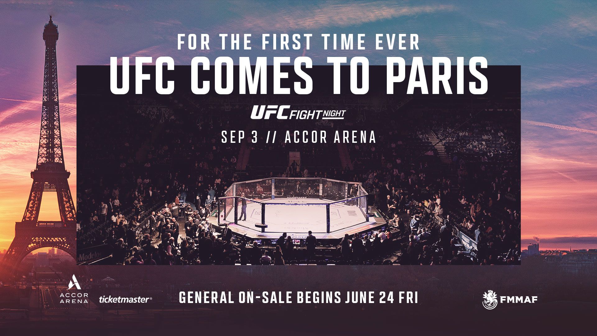 Gane vs Tuivasa UFC Paris Poster