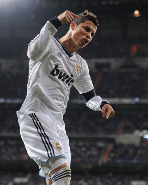 Ronaldo scores for Real Madrid.