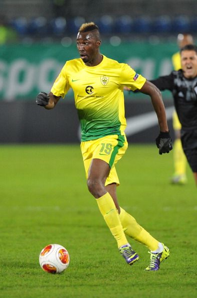 Traore on the ball for Anzhi.