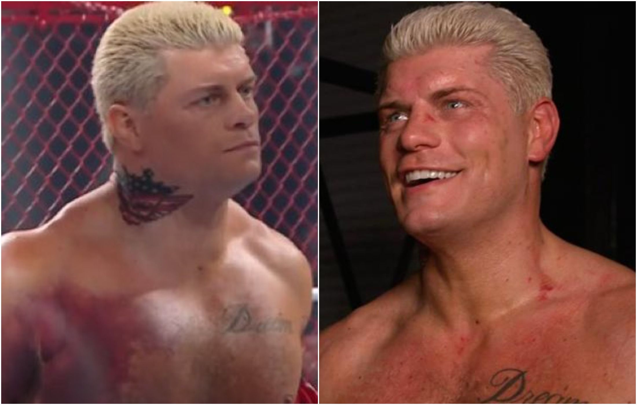WWE Hell in Cell Cody Rhodes' gruesome chest as he suffers horror injury
