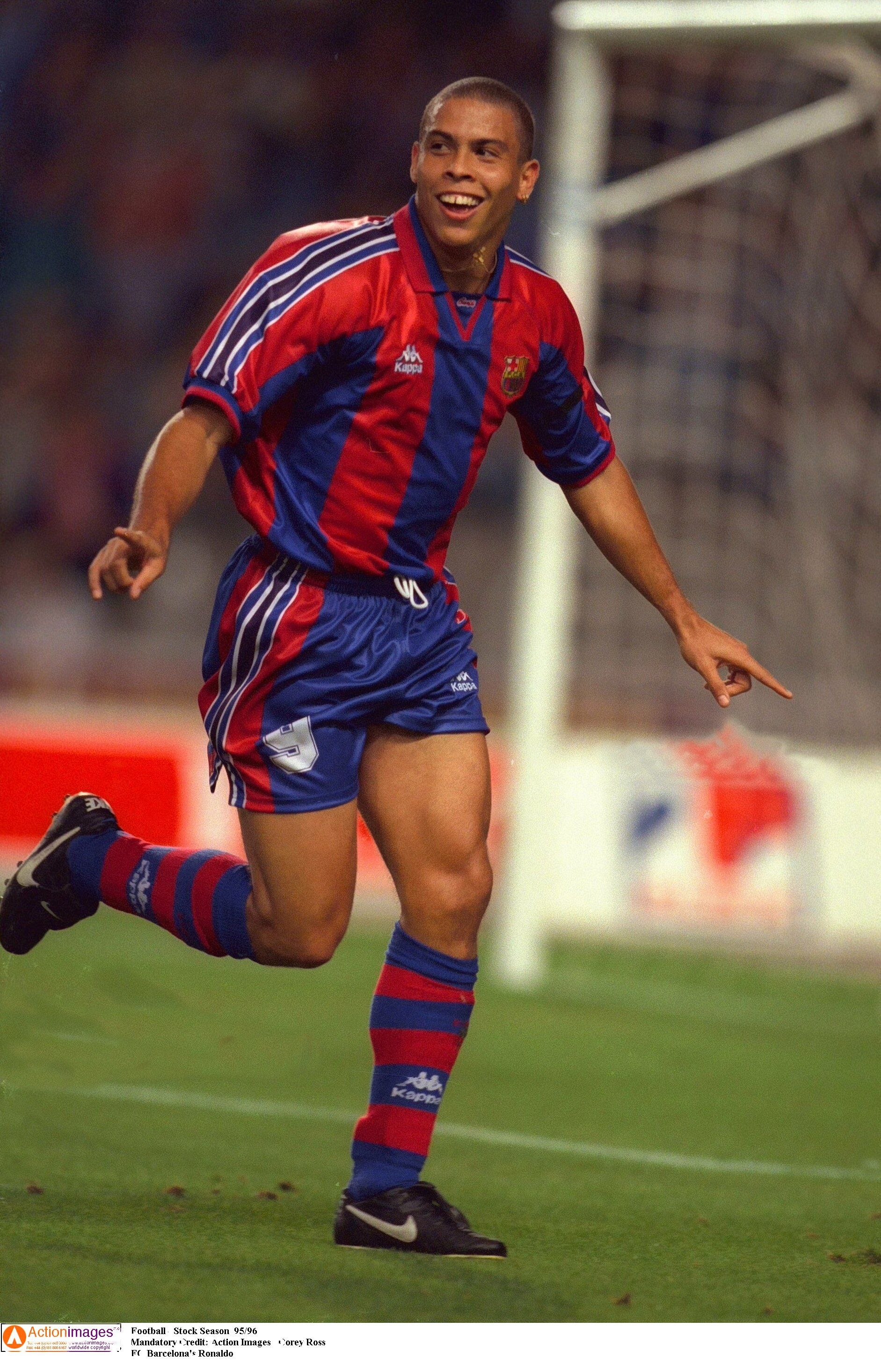 Ronaldo Nazario with Barcelona