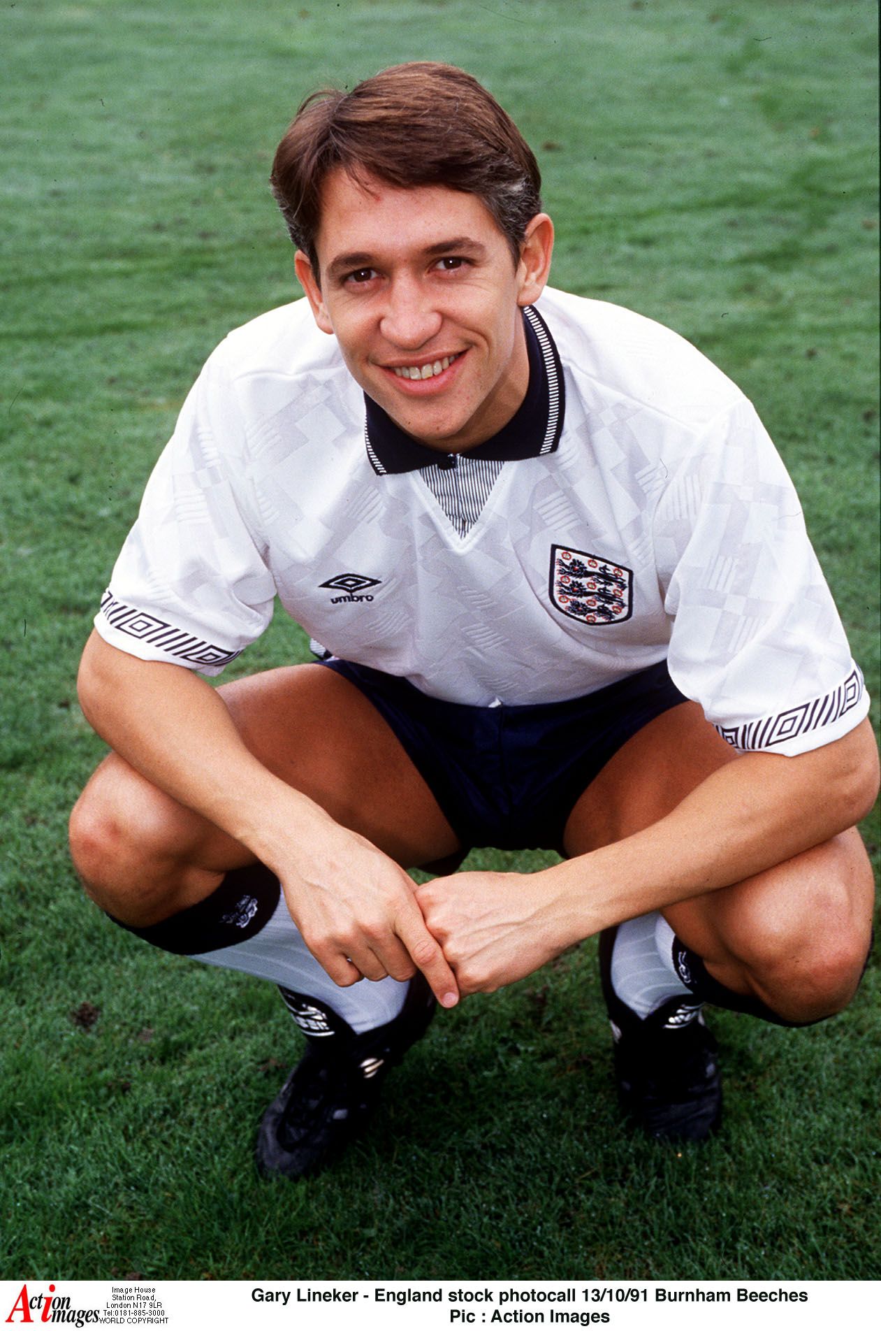 Lineker in his England days.