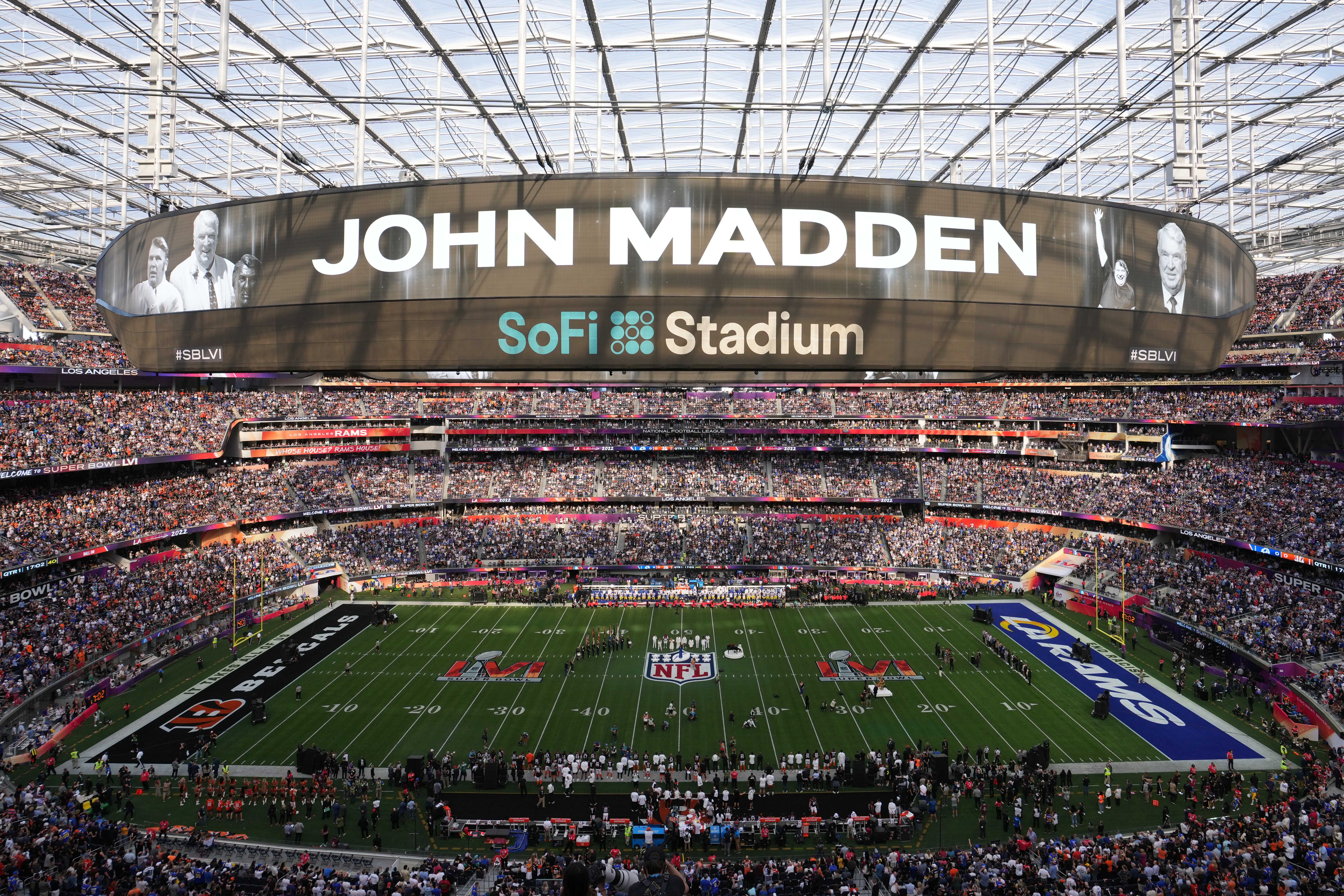 A tribute to former NFL player and coach John Madden
