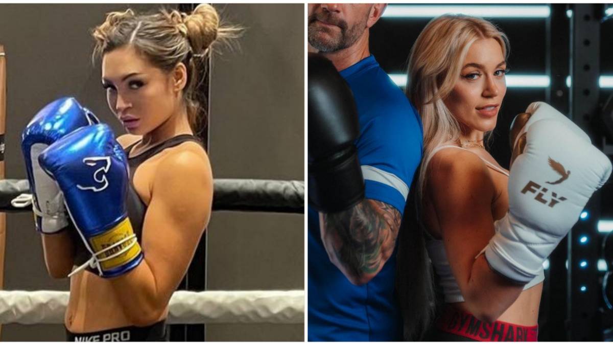 Love Island star AJ Bunker steps in to fight OnlyFans model Elle Brooke