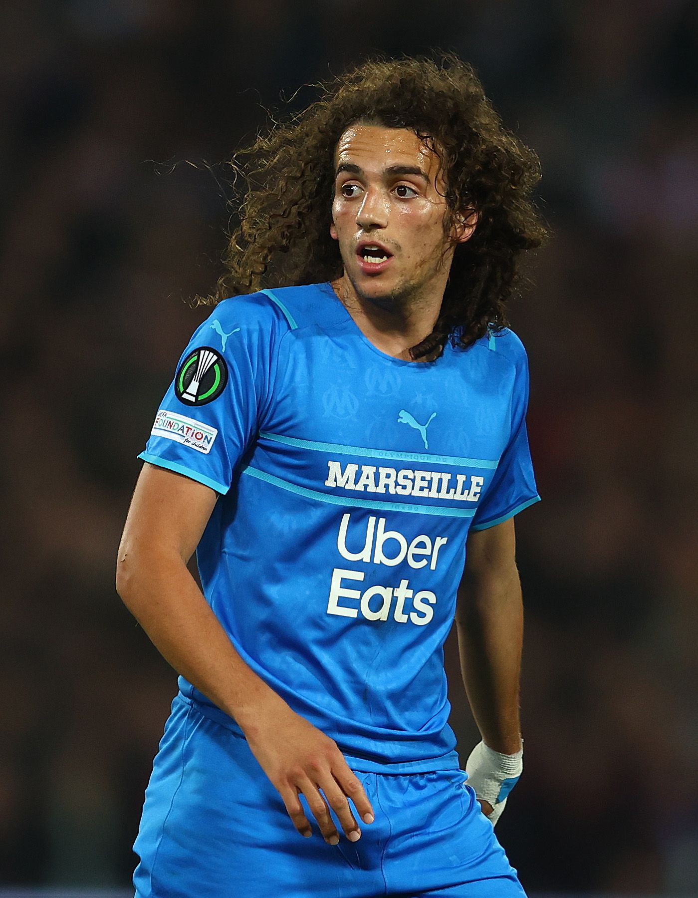 Matteo Guendouzi in action with Marseille