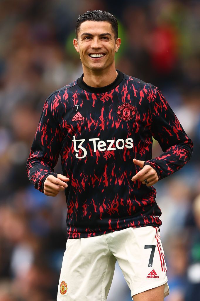 Cristiano Ronaldo in action for Man Utd