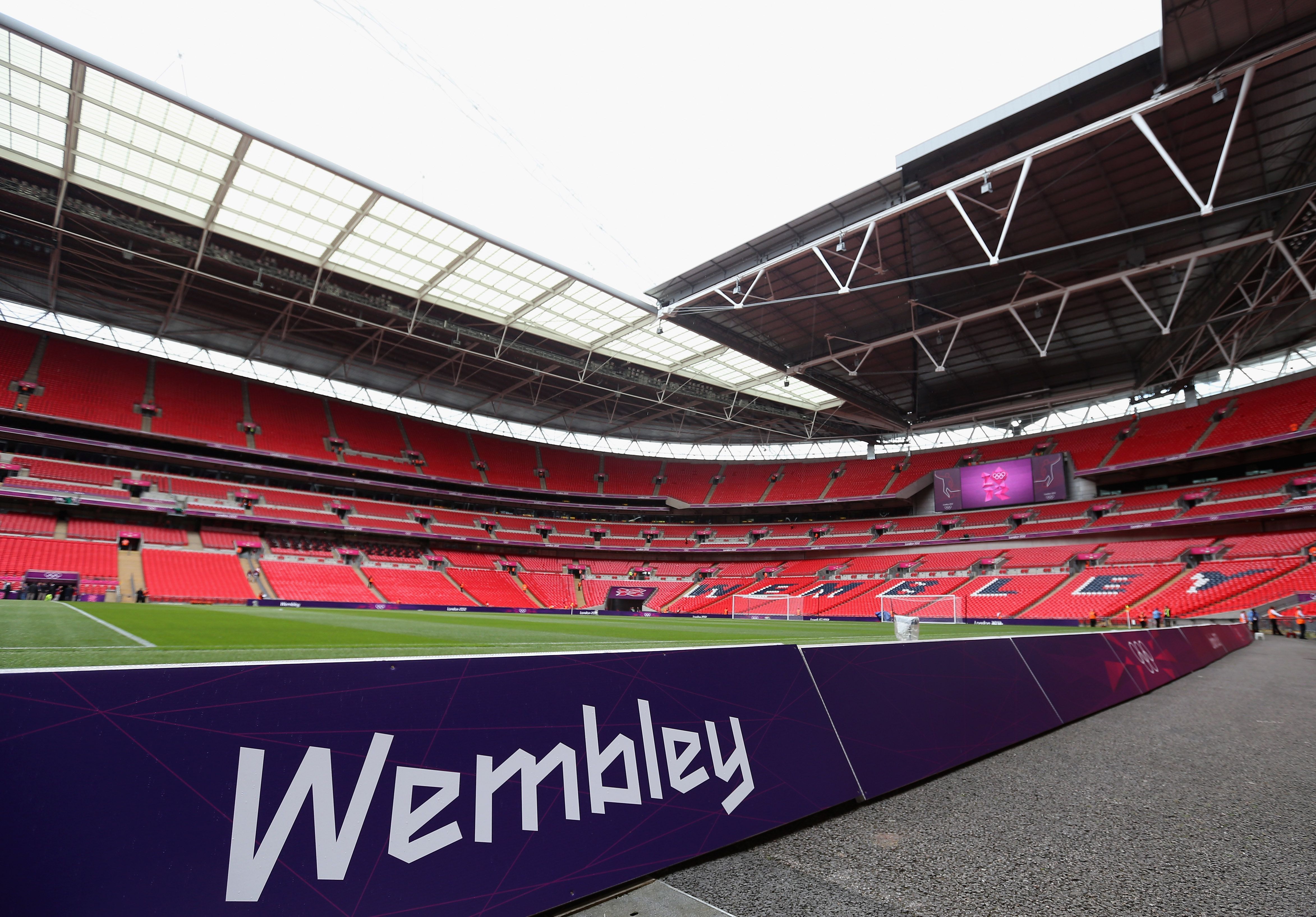 A general view of Wembley Stadium