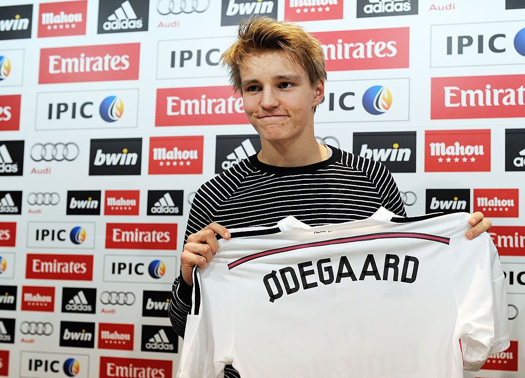 Martin Odegaard signed for Real Madrid in 2015