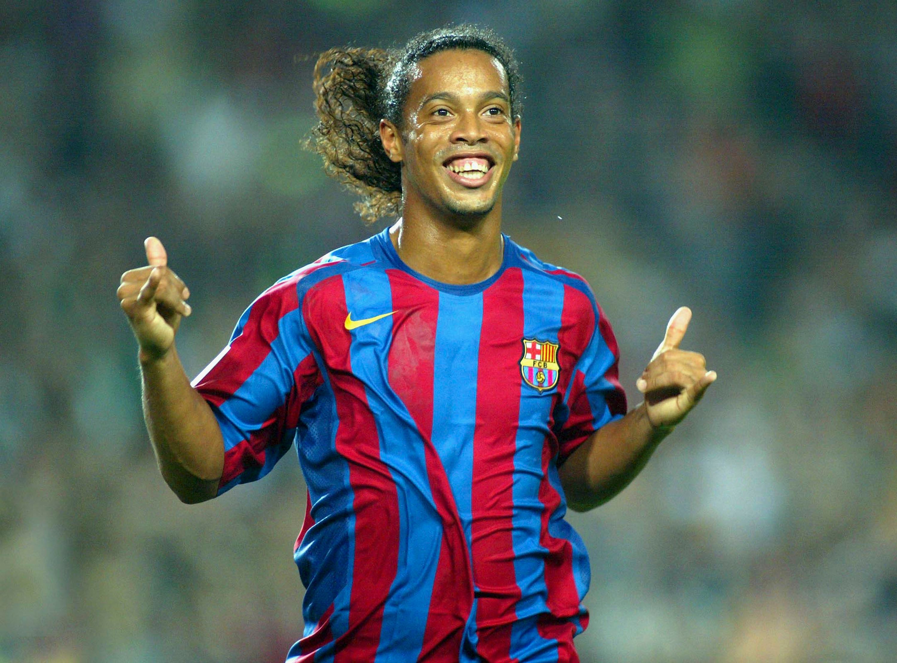 Ronaldinho with Barcelona