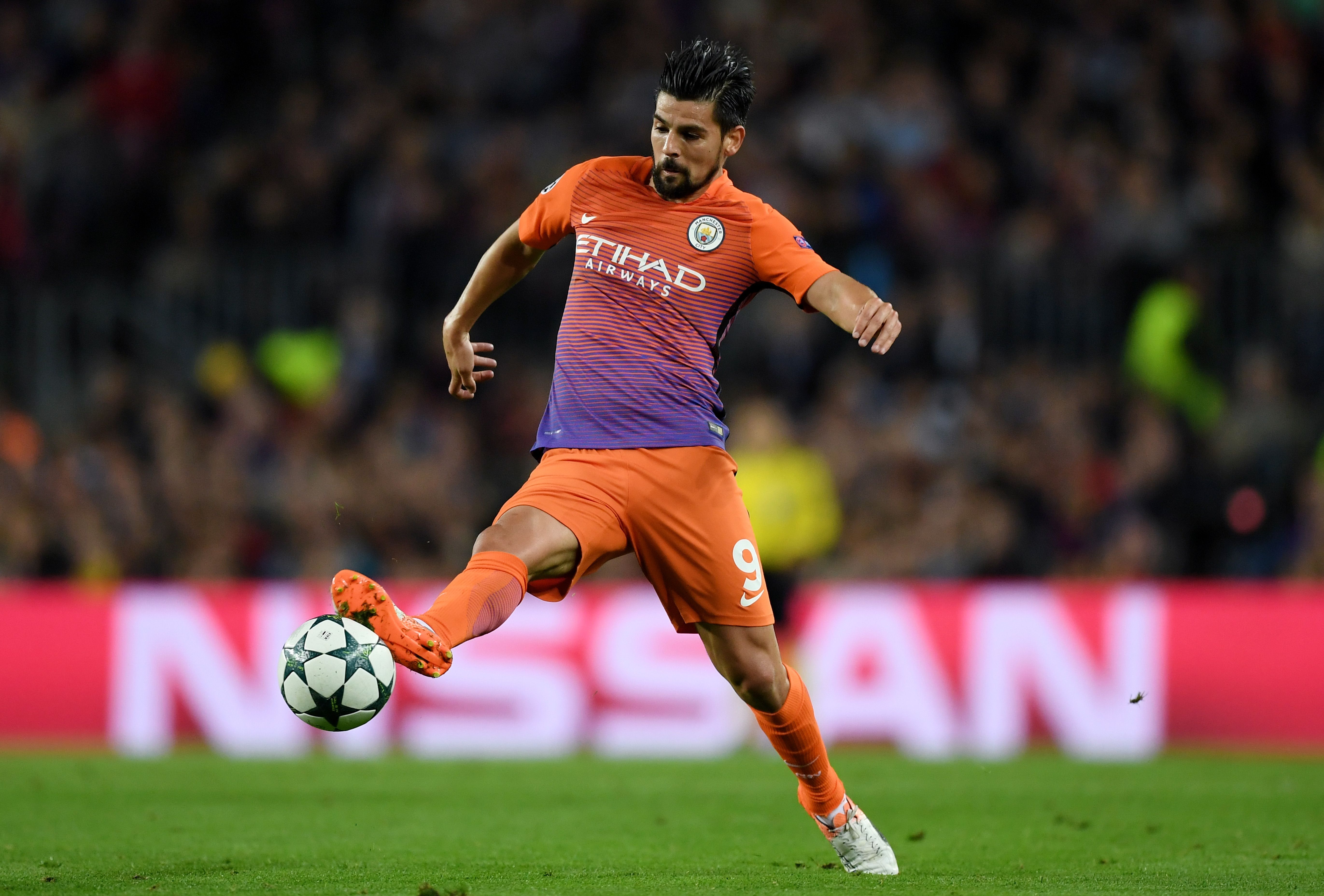 Nolito in action for City