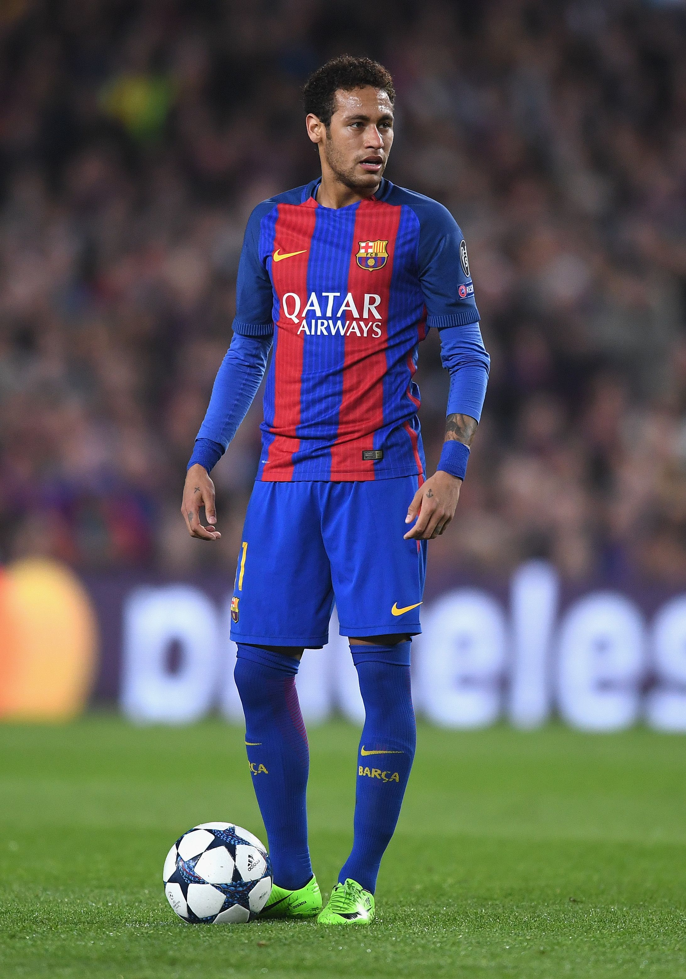 Neymar with Barcelona