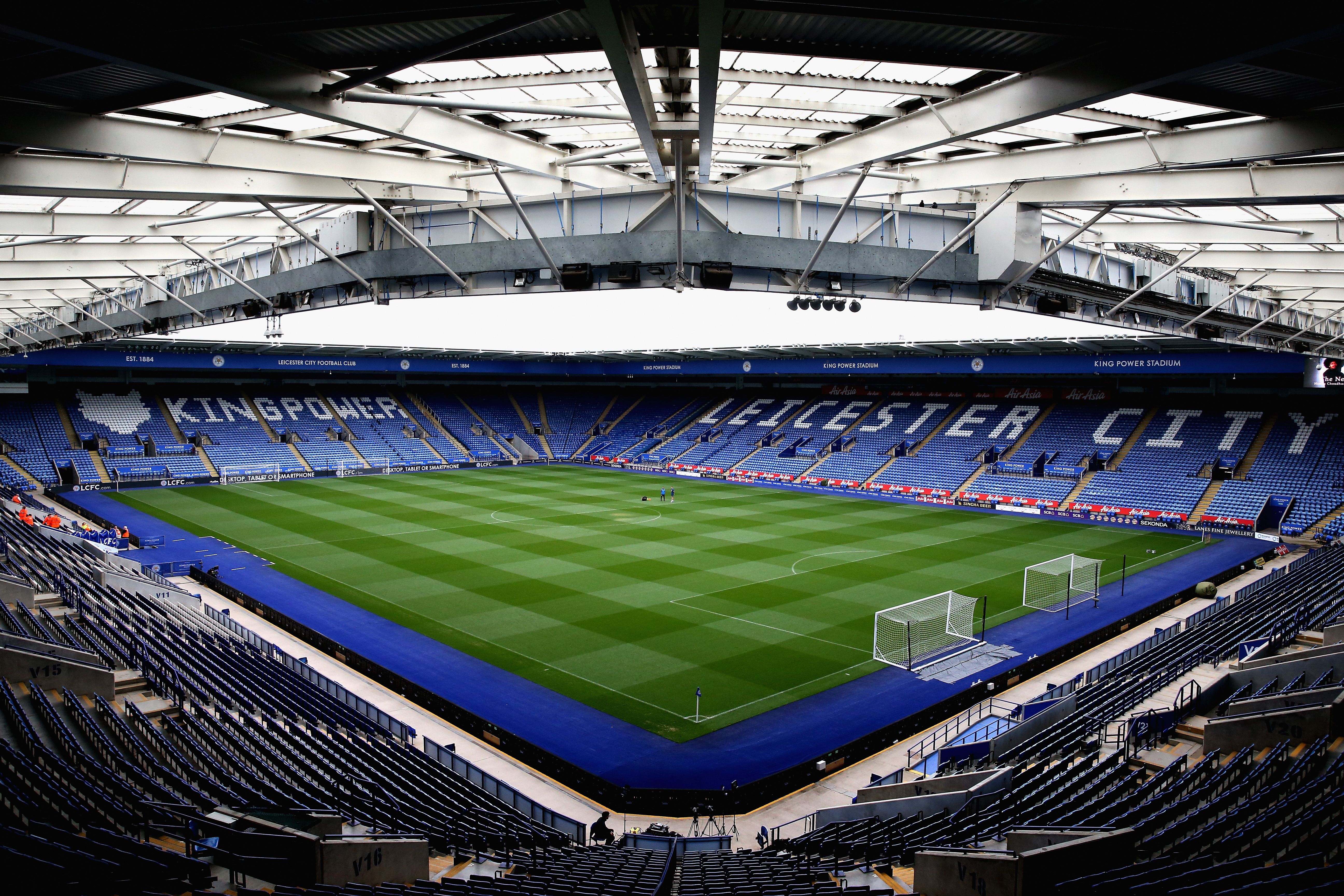 A general view inside King Power Stadium