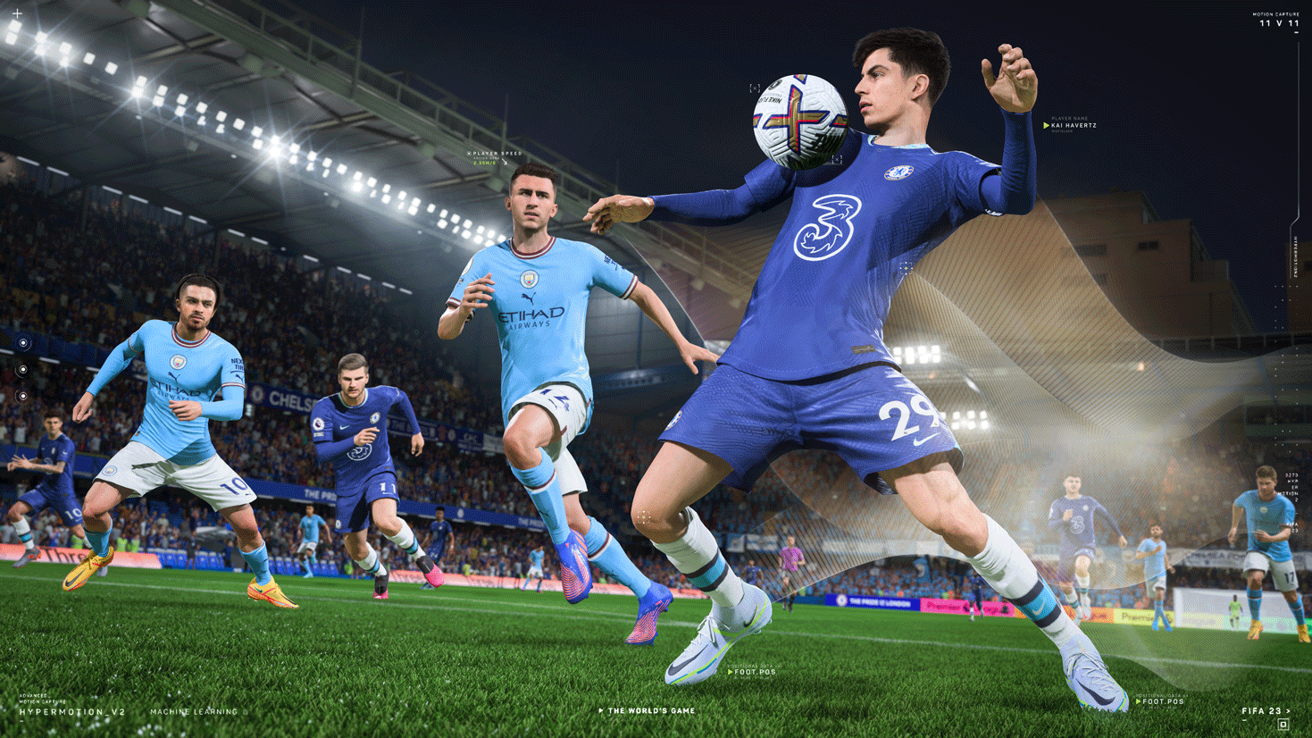 Havertz controls ball in FIFA 22