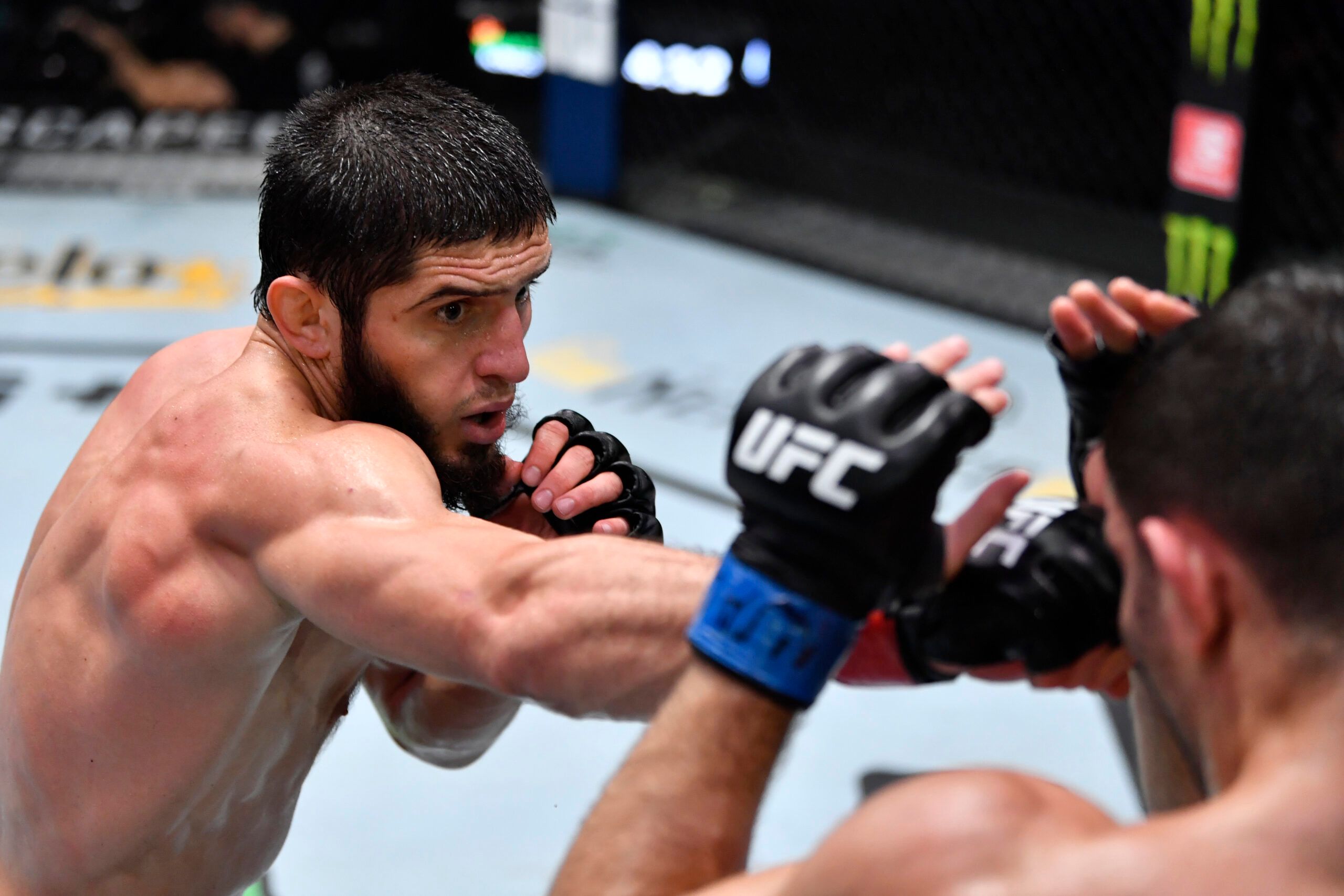 Islam Makhachev reacts to huge UFC lightweight title challenge