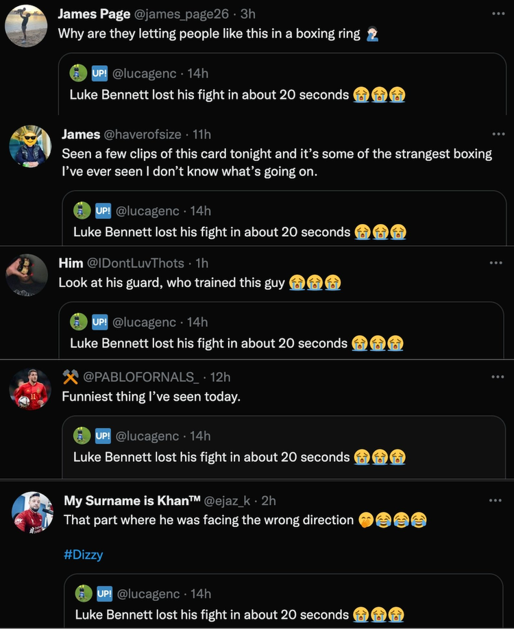 TikTok boxing: Luke Bennett's woeful Dean LM fight slammed by fans