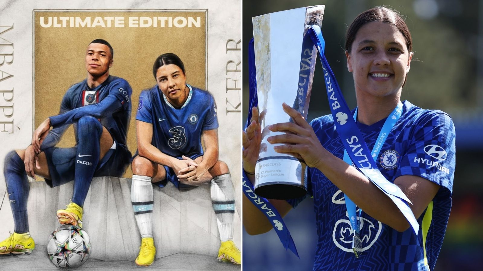 FIFA 23: Who is Kylian Mbappe's cover co-star Sam Kerr?
