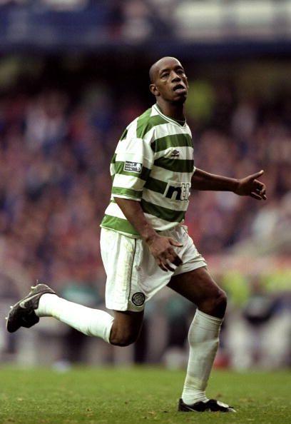 Wright in action for Celtic.