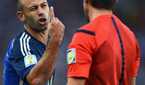 Mascherano in the World Cup final.
