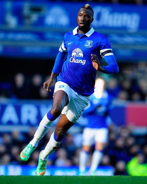 Traore on loan at Everton.