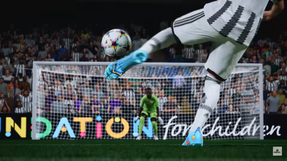 Vlahovic power shot FIFA 23