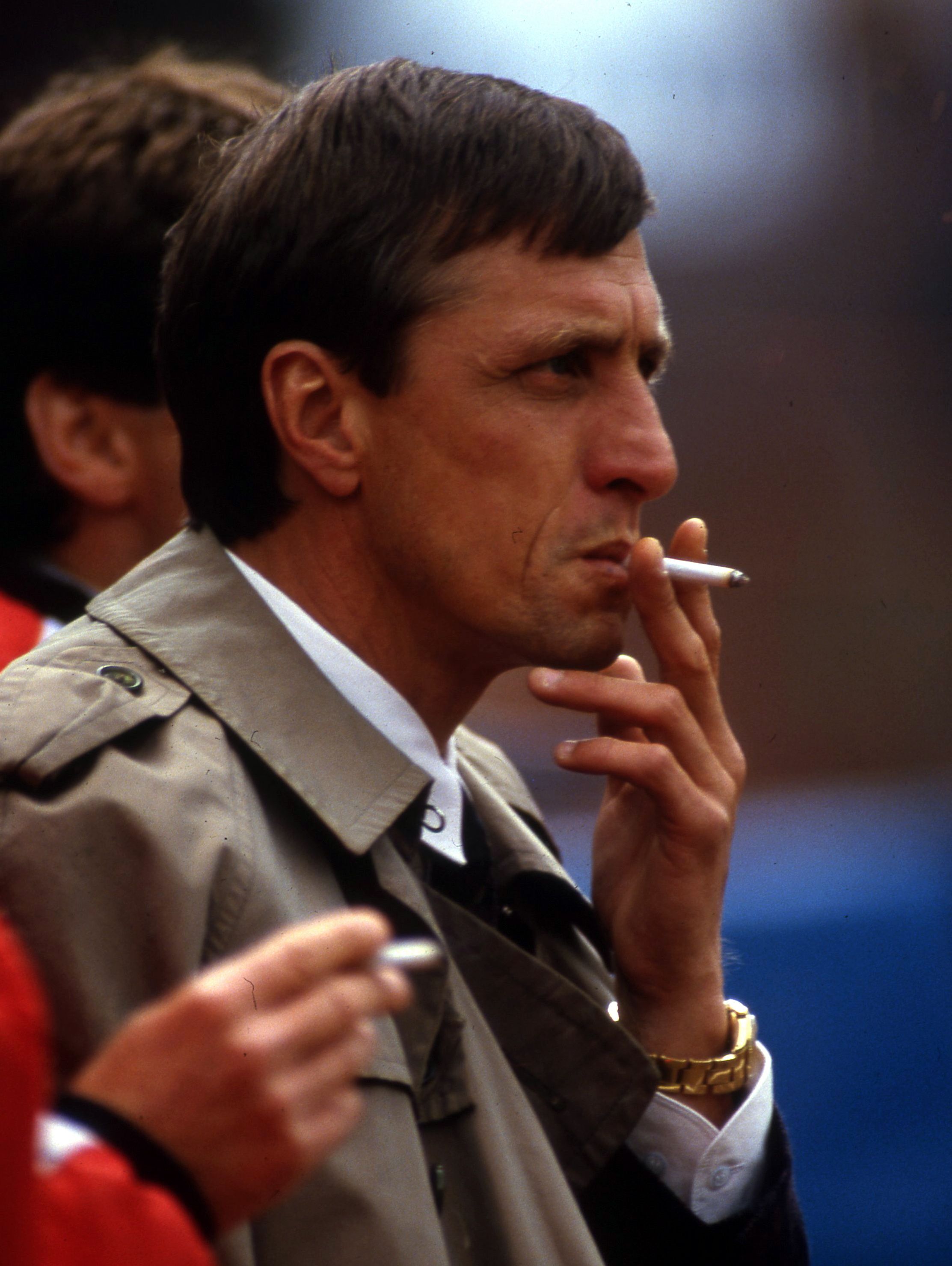 Cruyff managing Ajax.
