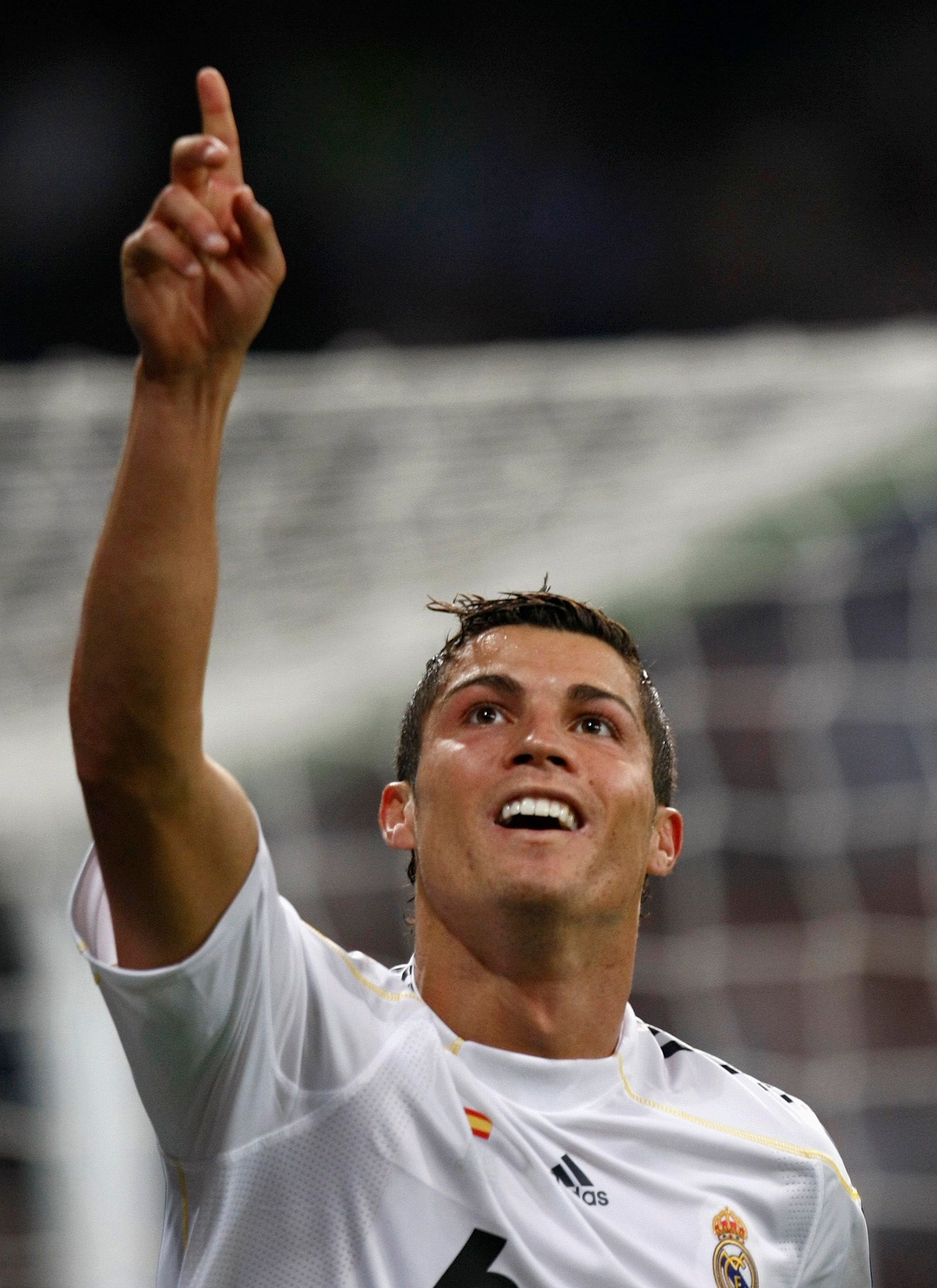 Ronaldo scores for Real Madrid.