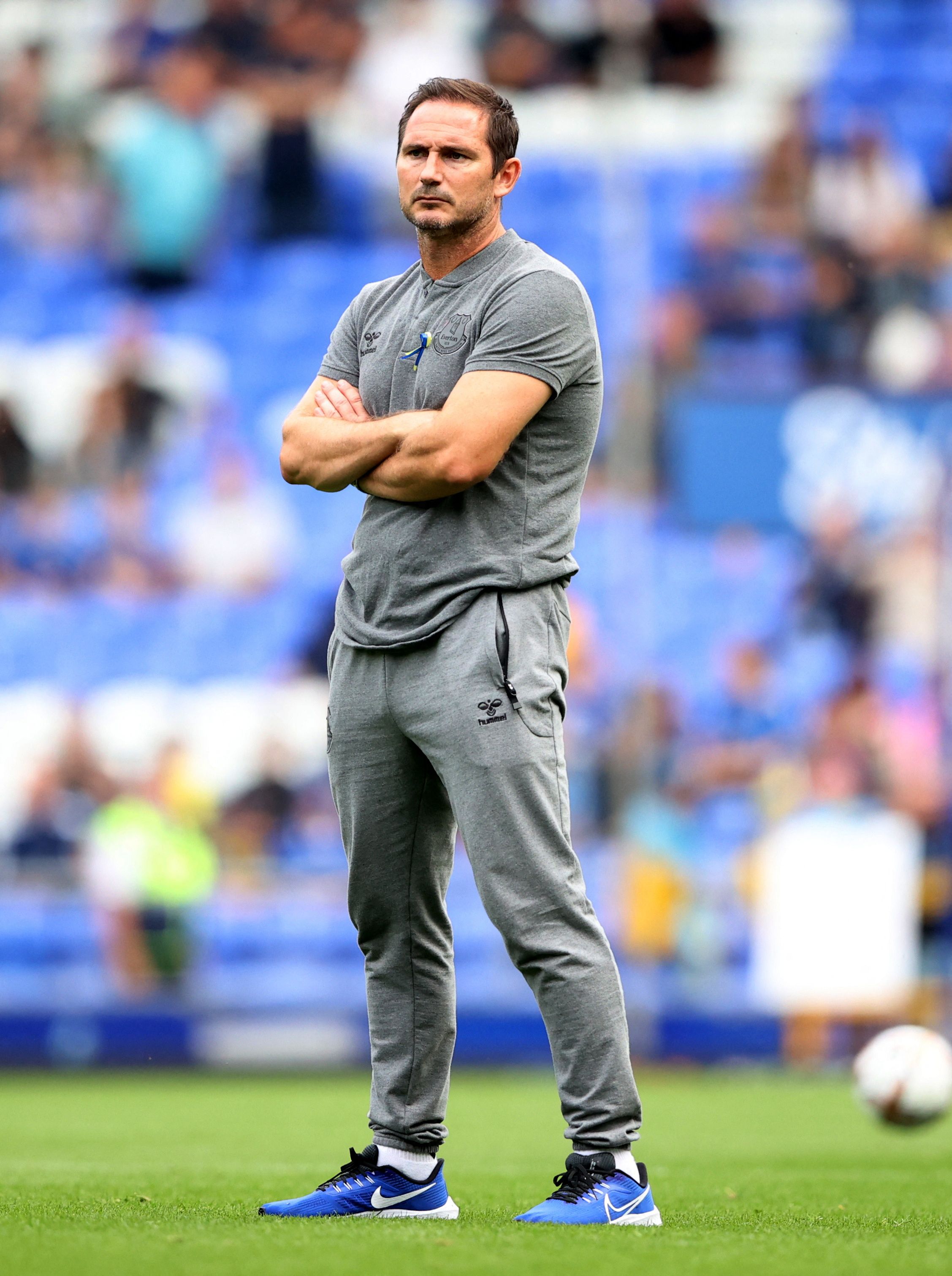 Lampard coaching Everton.