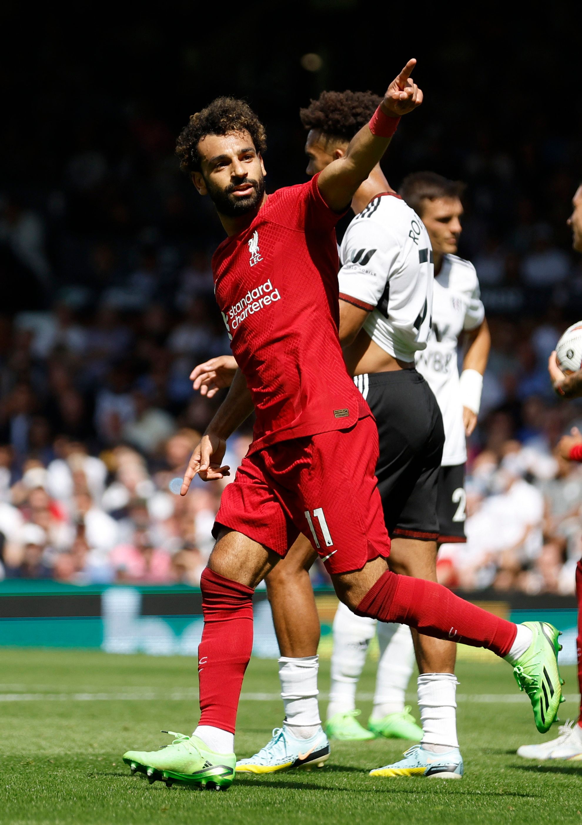Salah scores for Liverpool.