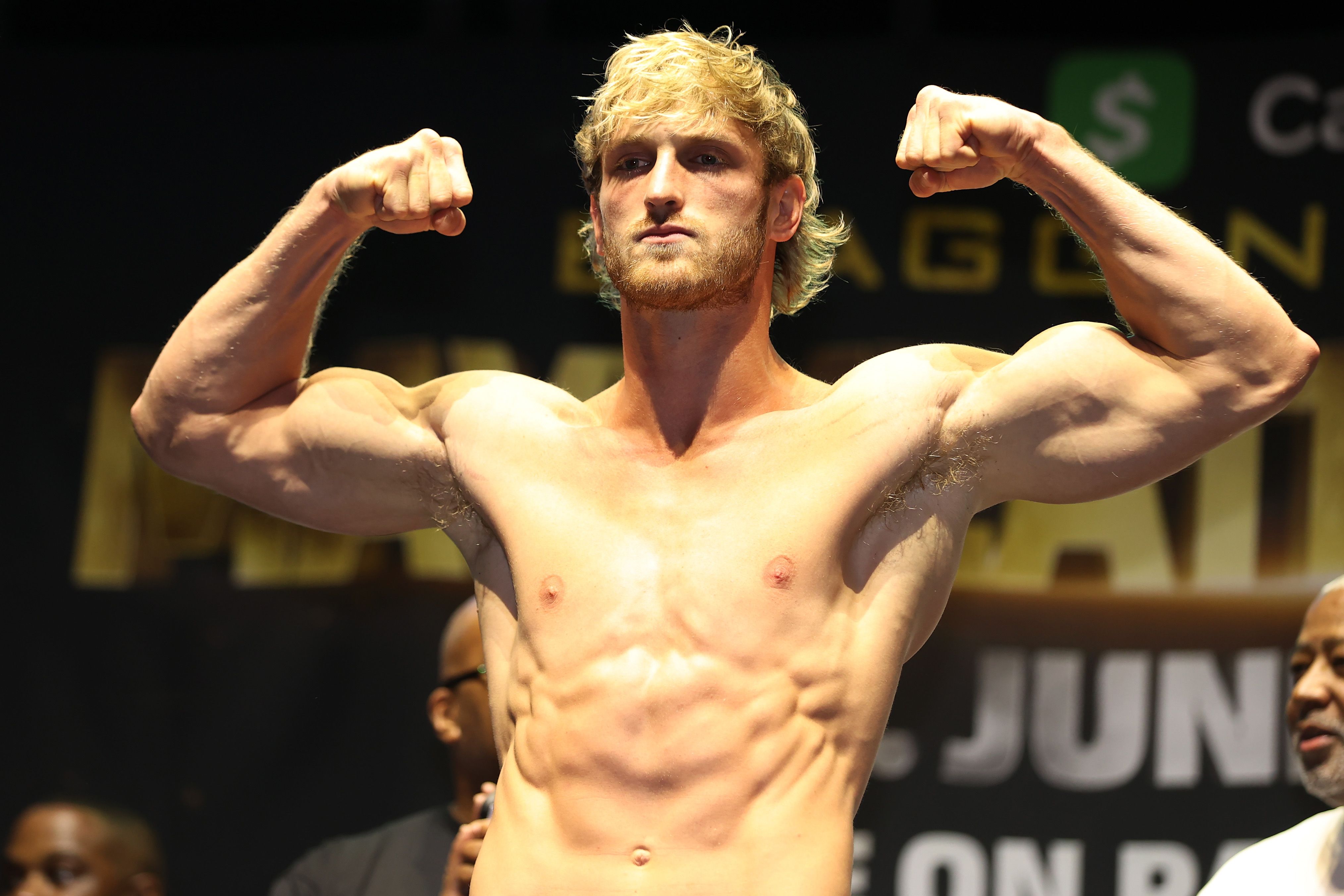 Logan Paul has piled on the pounds since Floyd Mayweather fight &amp; WWE signing