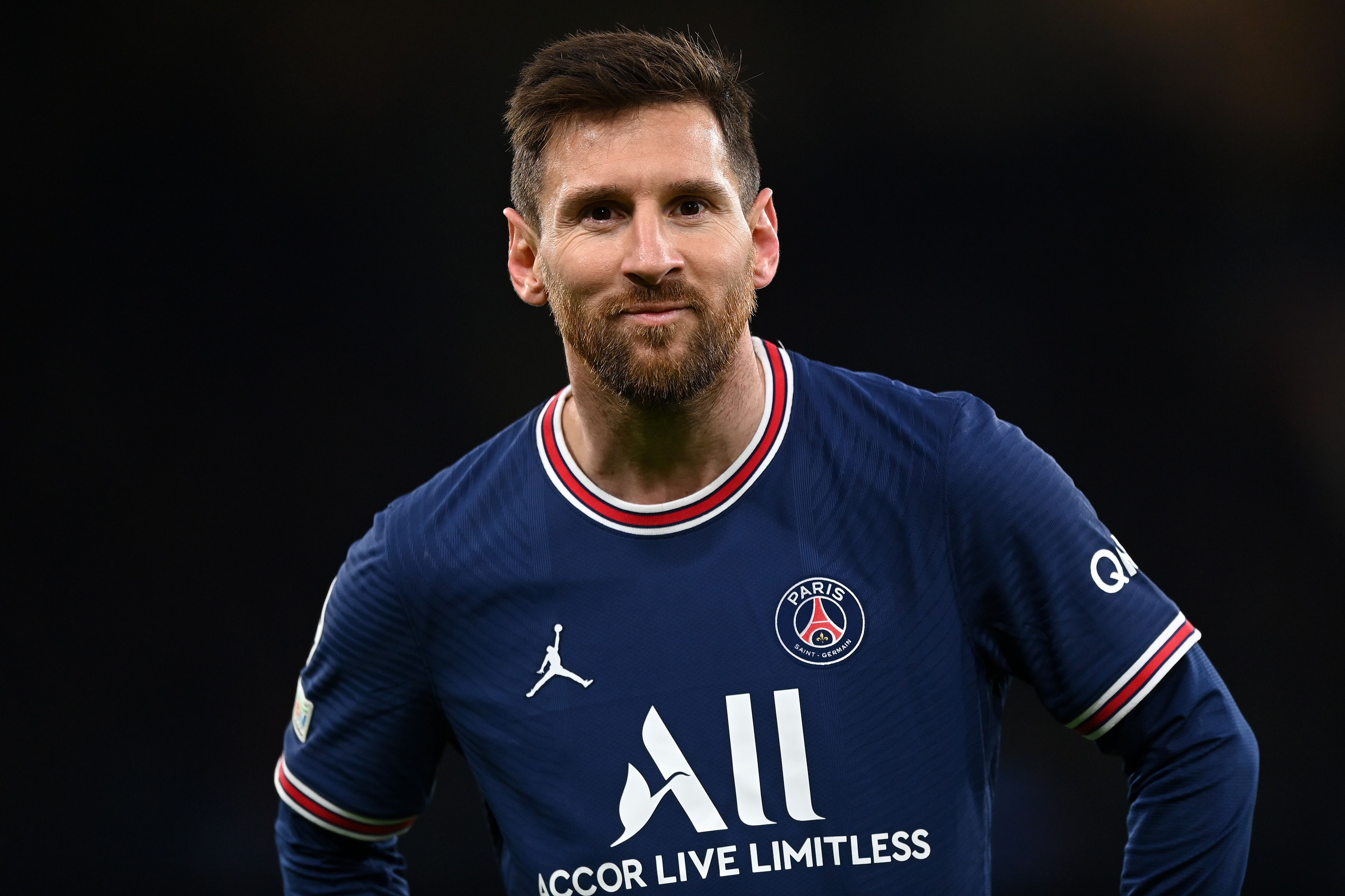 Lionel Messi in action with Paris Saint-Germain