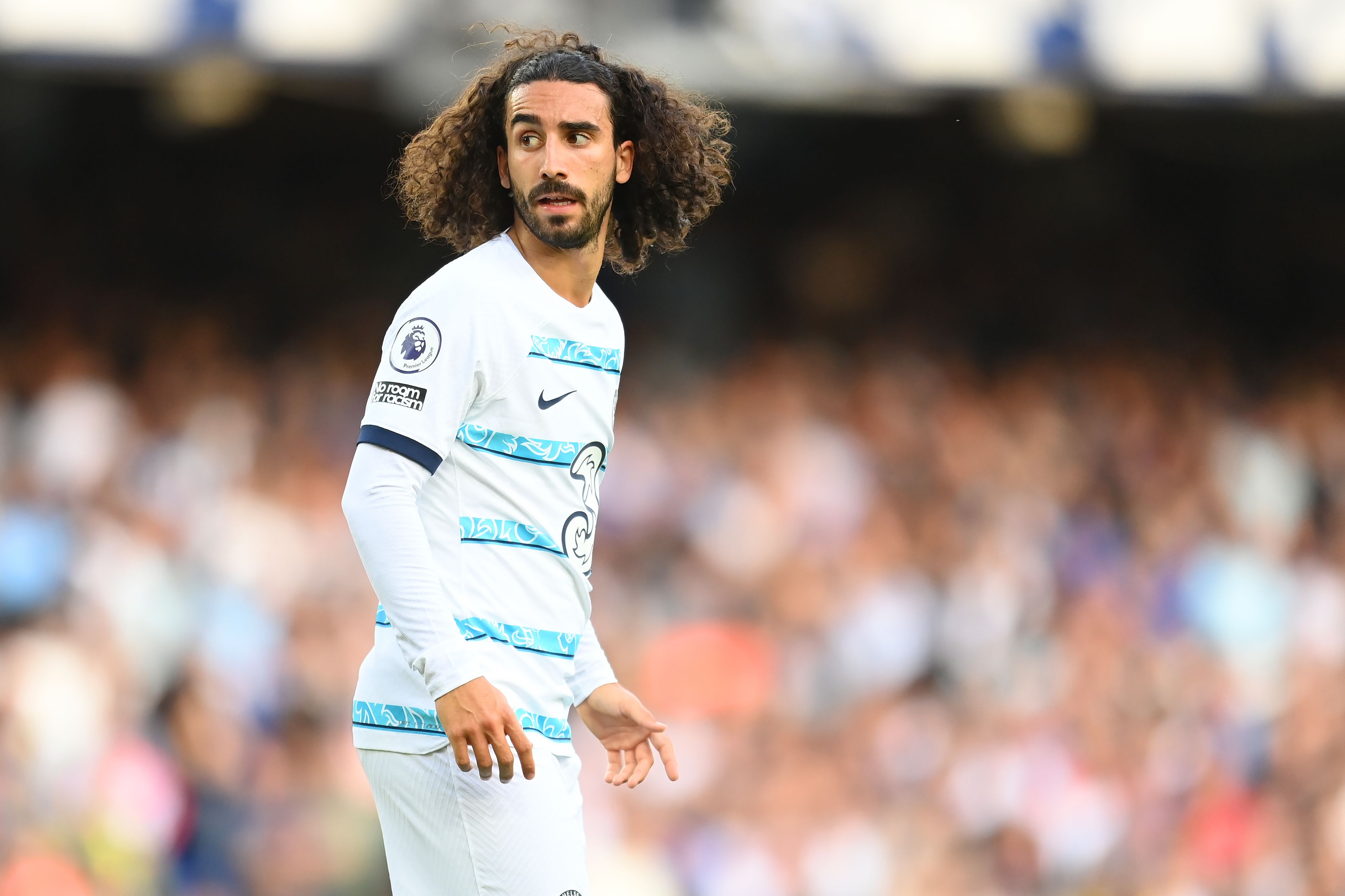 Marc Cucurella of Chelsea in action during the Premier League match