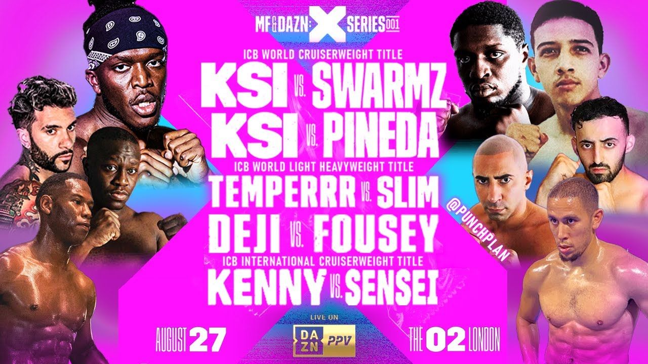 KSI vs Swarmz and Luis Pineda PPV Cost What is it?