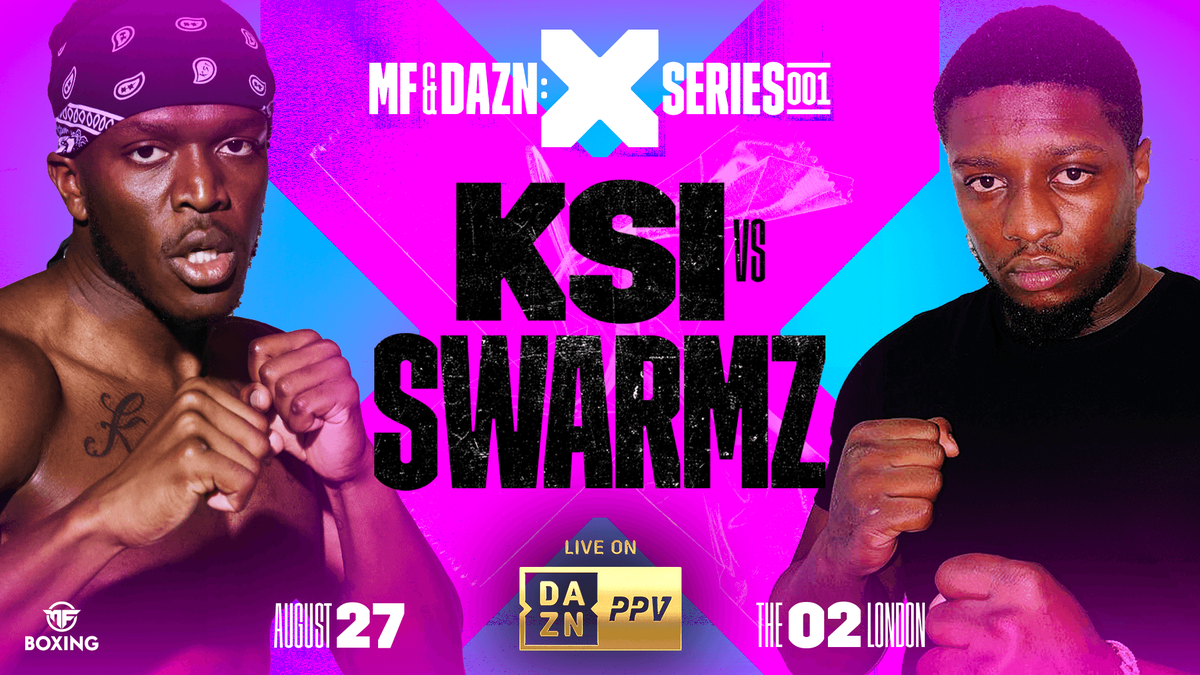 What time does KSI fight at the O2 Arena (2022)?
