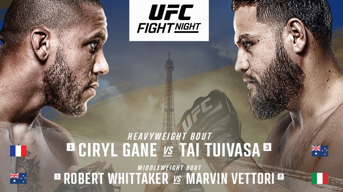 UFC Fight Night Paris Poster