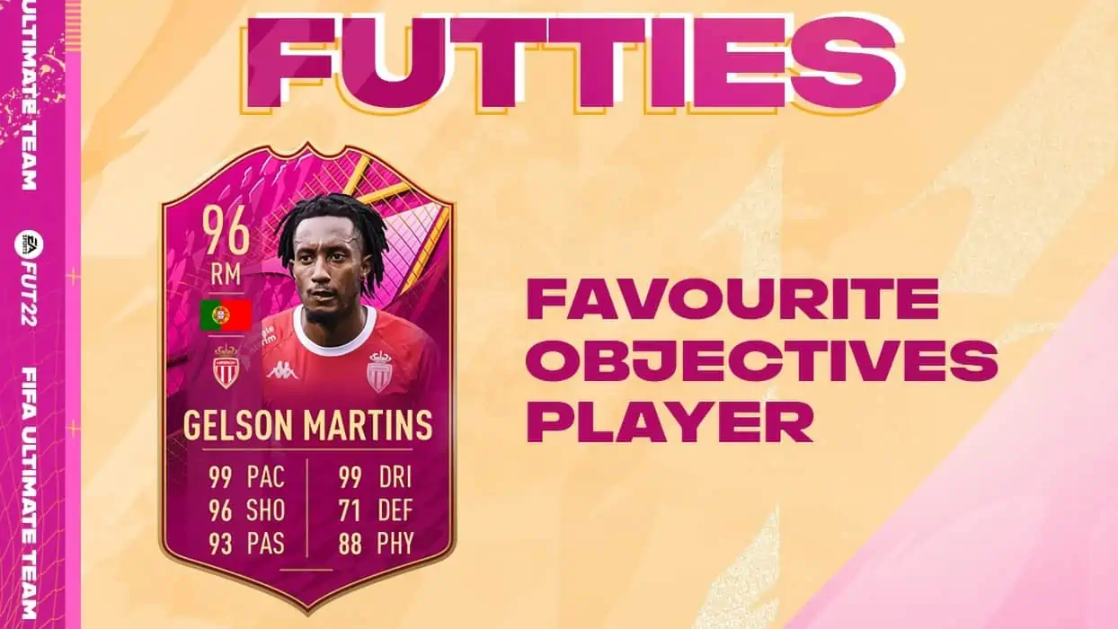 Gelson Martins FUTTIES favourite objective player