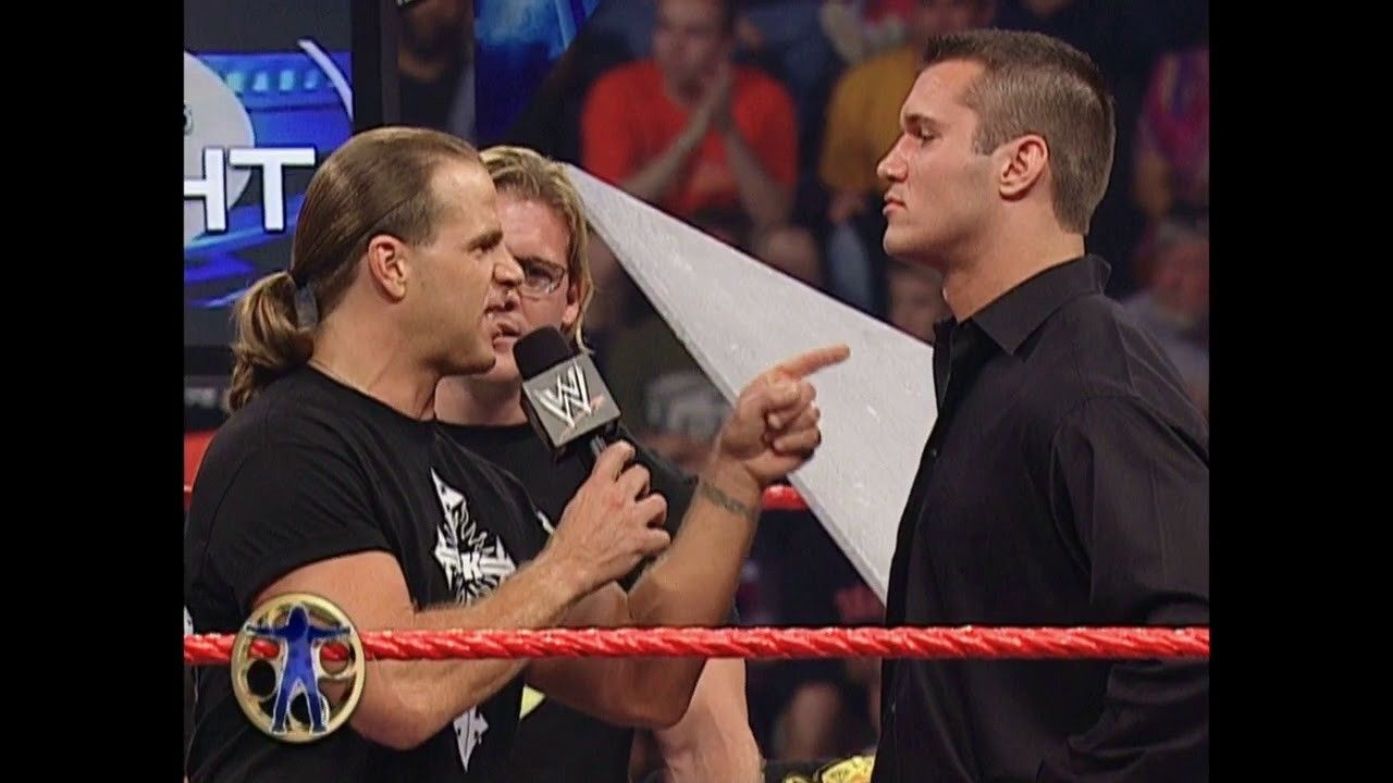 Randy Orton and Shawn Michaels several years ago