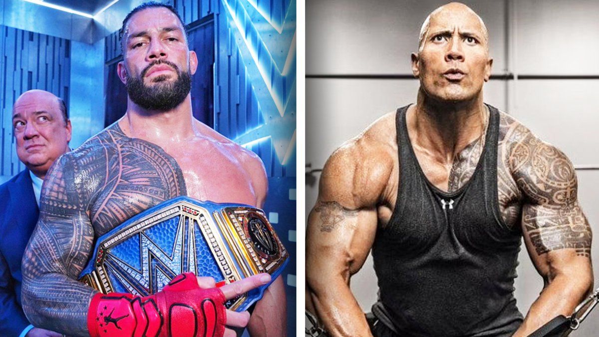 How is Roman Reigns related to The Rock